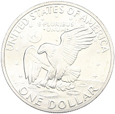 1 доллар 1971 года S США «Эйзенхауэр» — Фото №2