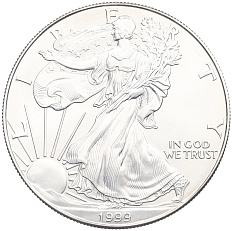 1 доллар 1999 года США «Шагающая Свобода» — Фото №1
