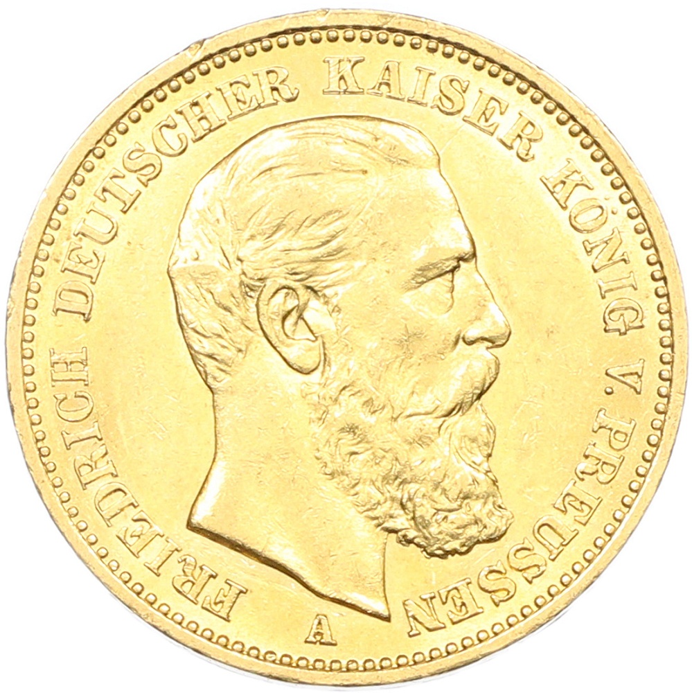 20 марок 1888 года Германия (Пруссия) — Фото №1