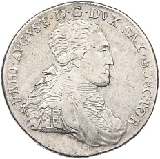 1 талер 1795 года Саксония — Фото №1