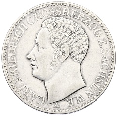 1 талер 1841 года Саксен-Веймар-Айзенах — Фото №1