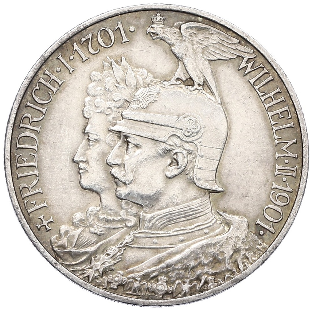 2 марки 1901 года Германия (Пруссия) «200-летие Пруссии» — Фото №1
