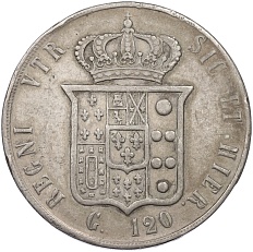 120 грано 1859 года Королевство Обеих Сицилий — Фото №2