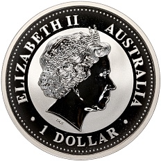 1 доллар 2004 года Австралия «Китайский гороскоп — Год обезьяны» — Фото №2