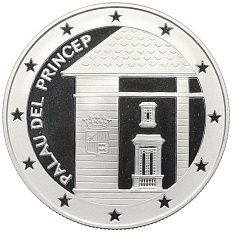 10 динеров 1997 года Андорра «Дворец Правосудия» — Фото №1