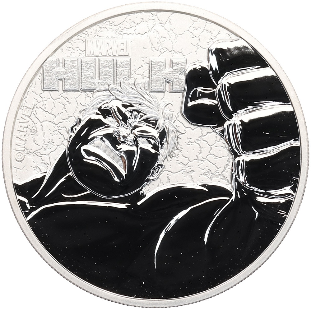 1 доллар 2019 года Тувалу «Халк» — Фото №1