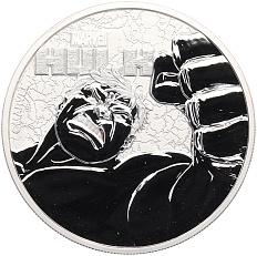 1 доллар 2019 года Тувалу «Халк» — Фото №1