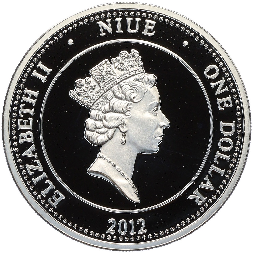 1 доллар 2012 года Ниуэ «Кузбасс» — Фото №2