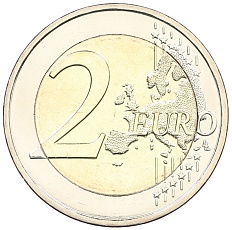 2 евро 2024 года Монако — Фото №2