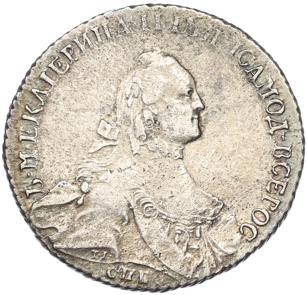 Полтина 1764 года СПБ ТI СА Российская Империя (Екатерина II) — Фото №1