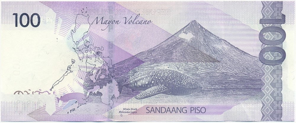 100 песо 2022 года Филиппины — Фото №2