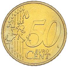50 евроцентов 2001 года Франция — Фото №2