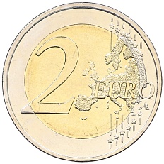 2 евро 2016 года Греция «120 лет со дня рождения Димитриса Митропулоса» — Фото №2