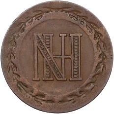 3 сантима 1809 года Наполеоновское королевство Вестфалия — Фото №2