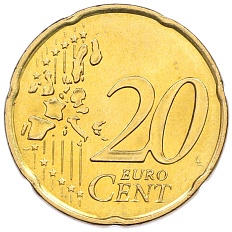 20 евроцентов 2001 года Монако — Фото №2