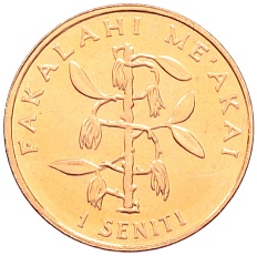 1 сенити 2005 года Тонга — Фото №2