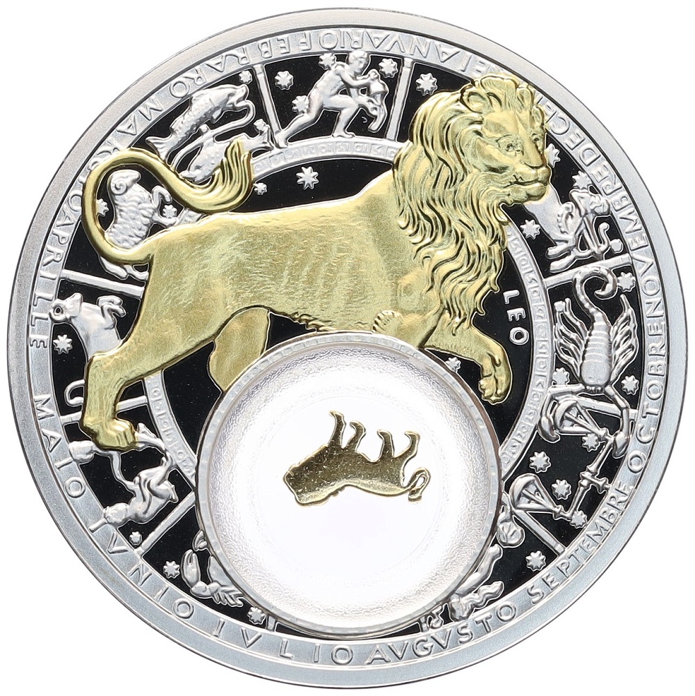 20 рублей 2013 года Белоруссия «Знаки зодиака — Лев» — Фото №1