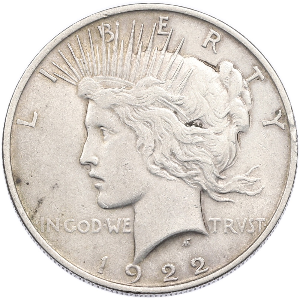 1 доллар 1922 года США — Фото №1