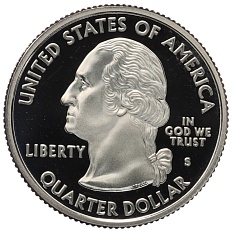 1/4 доллара (25 центов) 2000 года S США «Штаты и территории — Вирджиния» — Фото №2