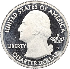 1/4 доллара (25 центов) 2013 года S США «Национальные парки — №17 Победа Перри и Международный мемориал мира» — Фото №2