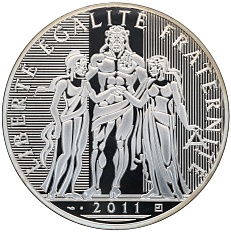 100 евро 2011 года Франция «Геркулес» — Фото №1