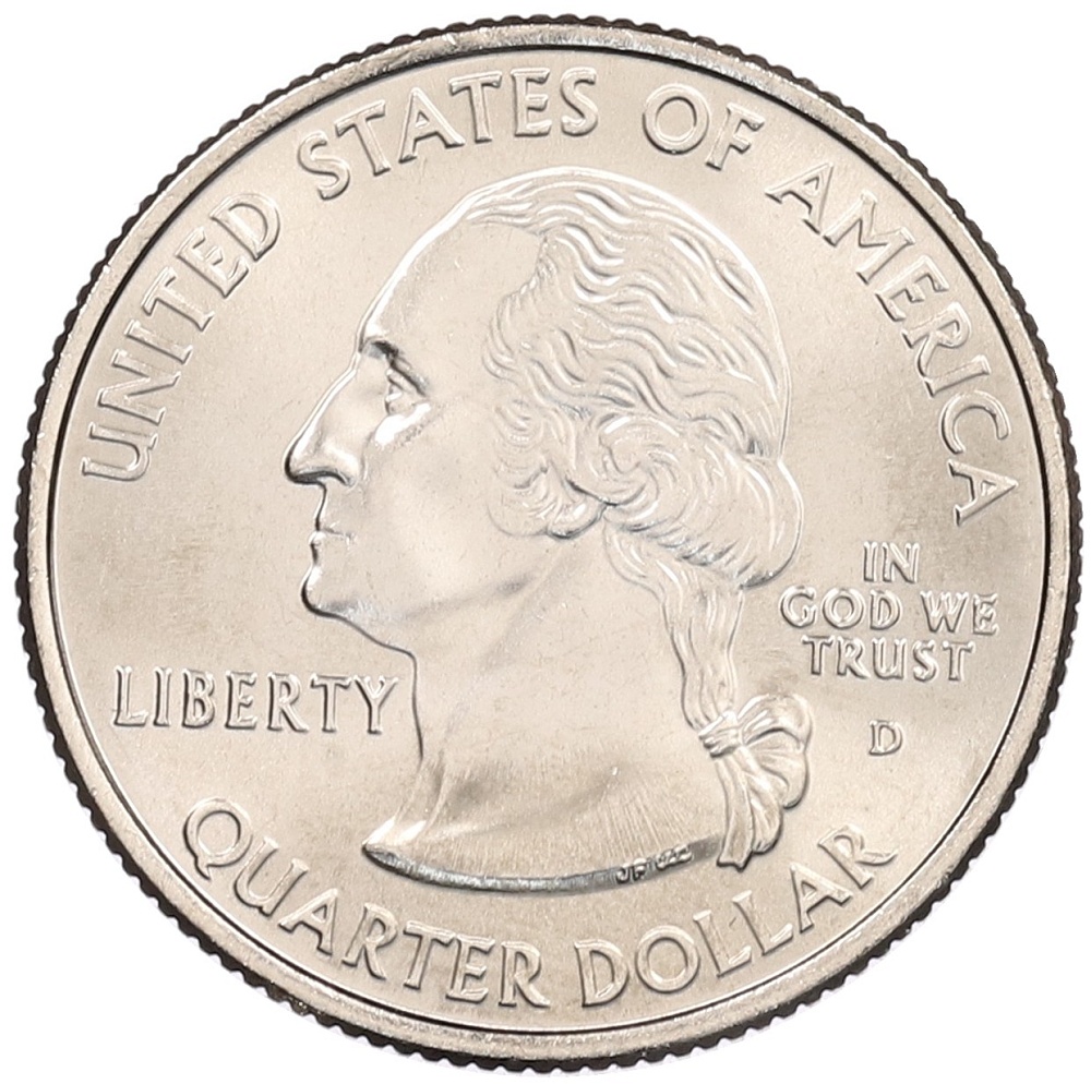 1/4 доллара (25 центов) 2006 года D США «Штаты и территории — Северная Дакота» — Фото №2
