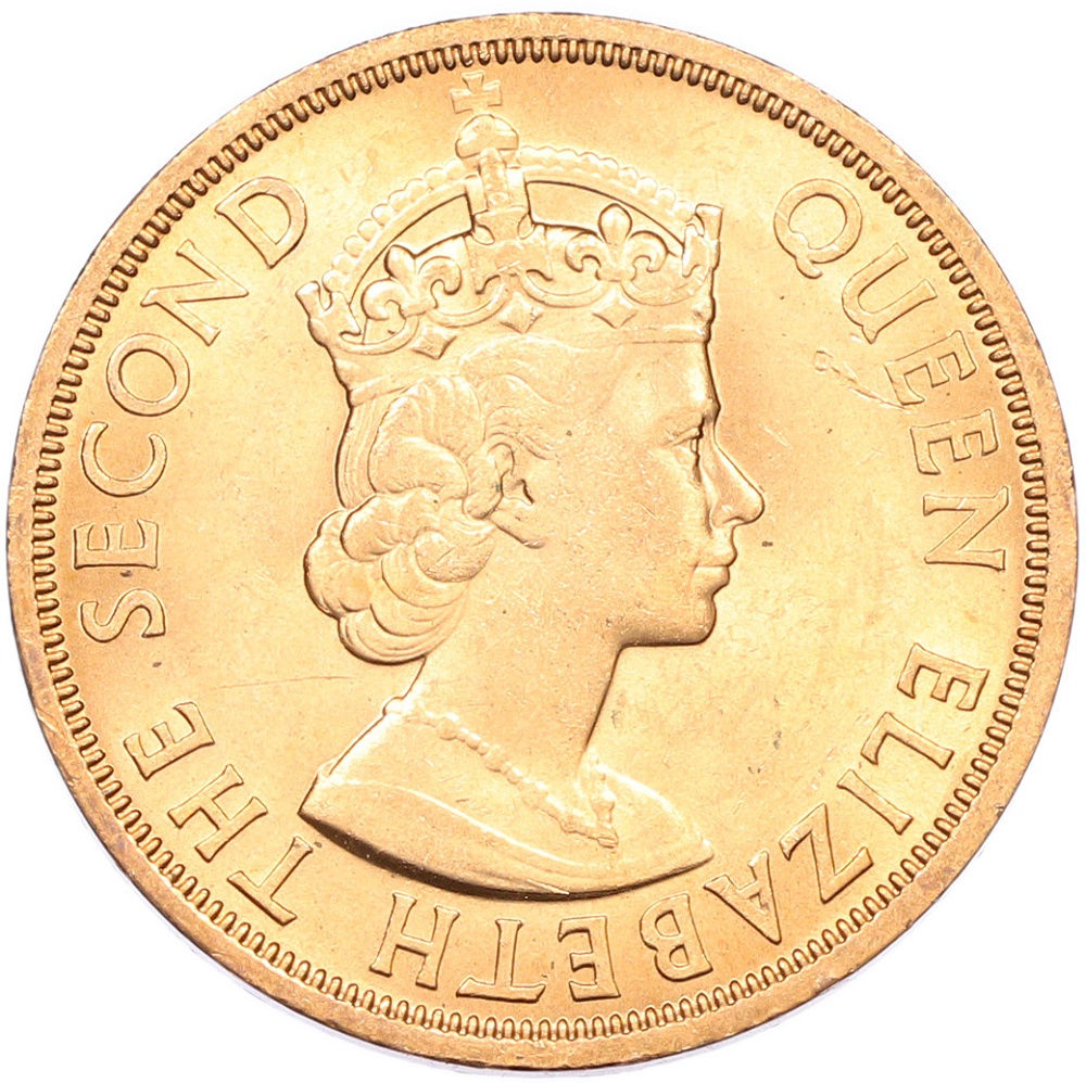 2 цента 1965 года Британские Восточные Карибы — Фото №2