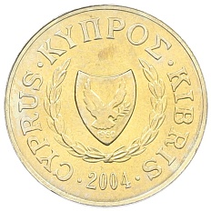 2 цента 2004 года Кипр — Фото №2