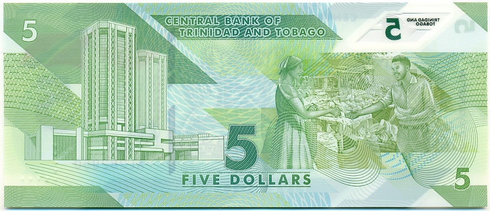 5 долларов 2020 года Тринидад и Тобаго — Фото №2