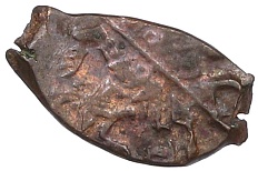 Копейка 1655-1663 года Алексей Михайлович (Москва) «Медный бунт» — Фото №1