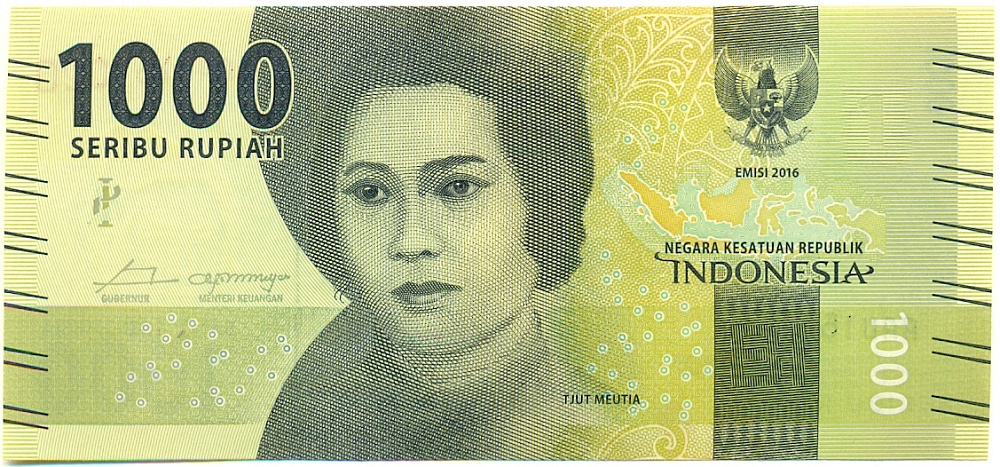 1000 рупий 2016 года Индонезия — Фото №1