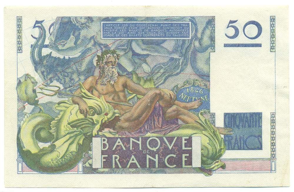 50 франков 1946 года Франция — Фото №2