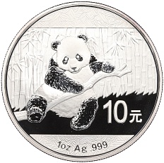 10 юаней 2014 года Китай «Панда» — Фото №1