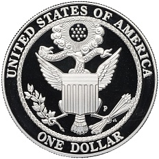 1 доллар 2008 года Р США «Белоголовый орлан» — Фото №2