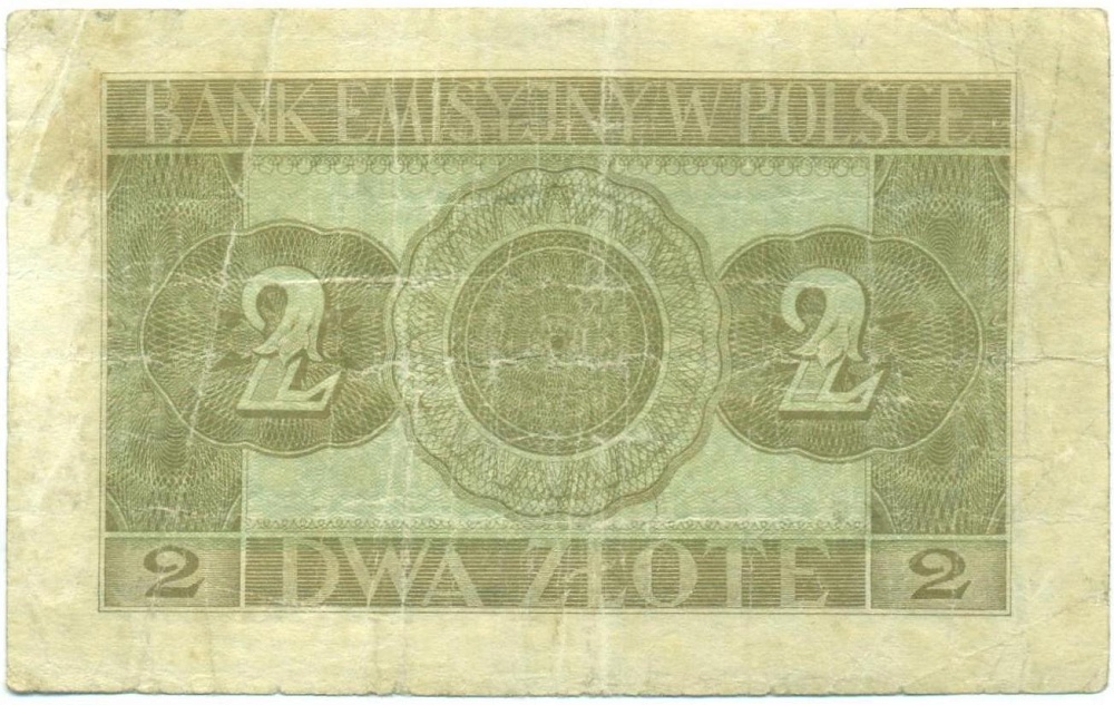 2 злотых 1940 года Польша — Фото №2