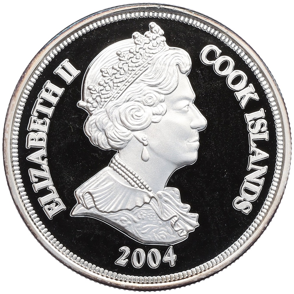 1 доллар 2004 года Острова Кука «Вторая Мировая война — Уинстон Черчилль» — Фото №2