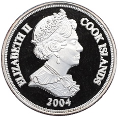 1 доллар 2004 года Острова Кука «Вторая Мировая война — Уинстон Черчилль» — Фото №2