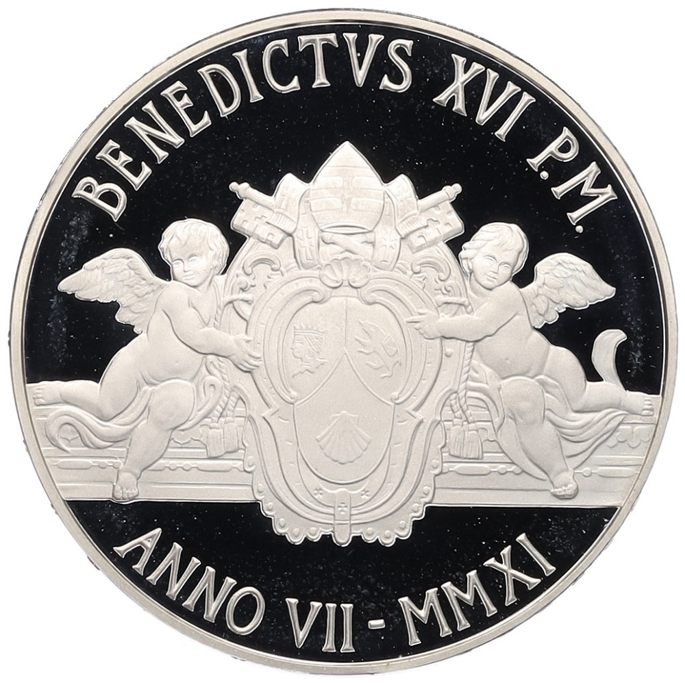 5 евро 2011 года Ватикан «Беатификации Папы Римского Иоанна Павла II» — Фото №2