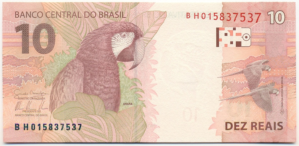 10 реалов 2010 года Бразилия — Фото №2
