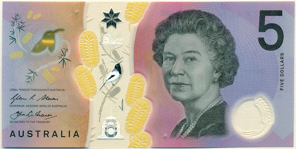 5 долларов 2016 года Австралия — Фото №1