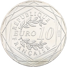 10 евро 2018 года Франция «Микки Маус и Франция — Окситания» — Фото №2