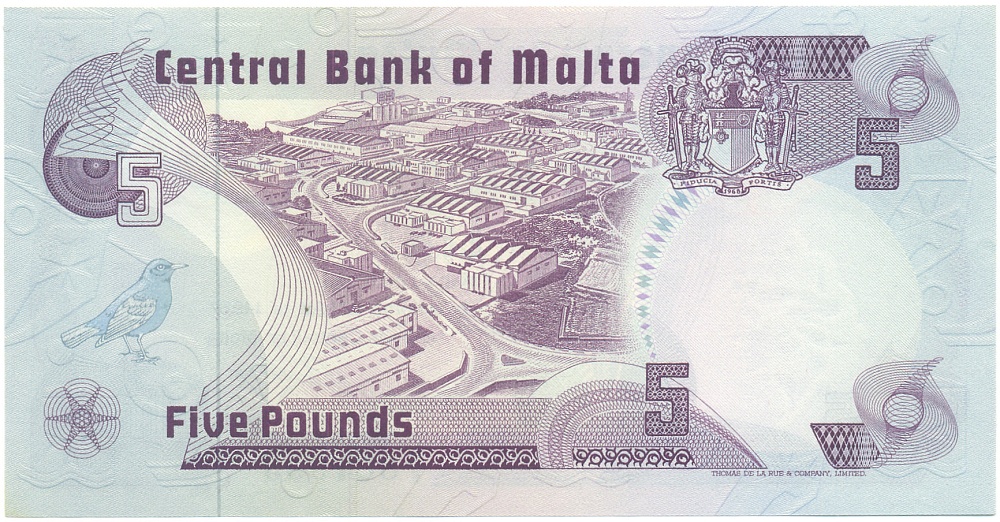 5 лир 1979 года Мальта — Фото №2
