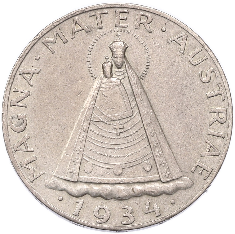 5 шиллингов 1934 года Австрия — Фото №1