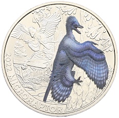 3 евро 2022 года Австрия «Супер динозавры — Микрораптор» — Фото №1