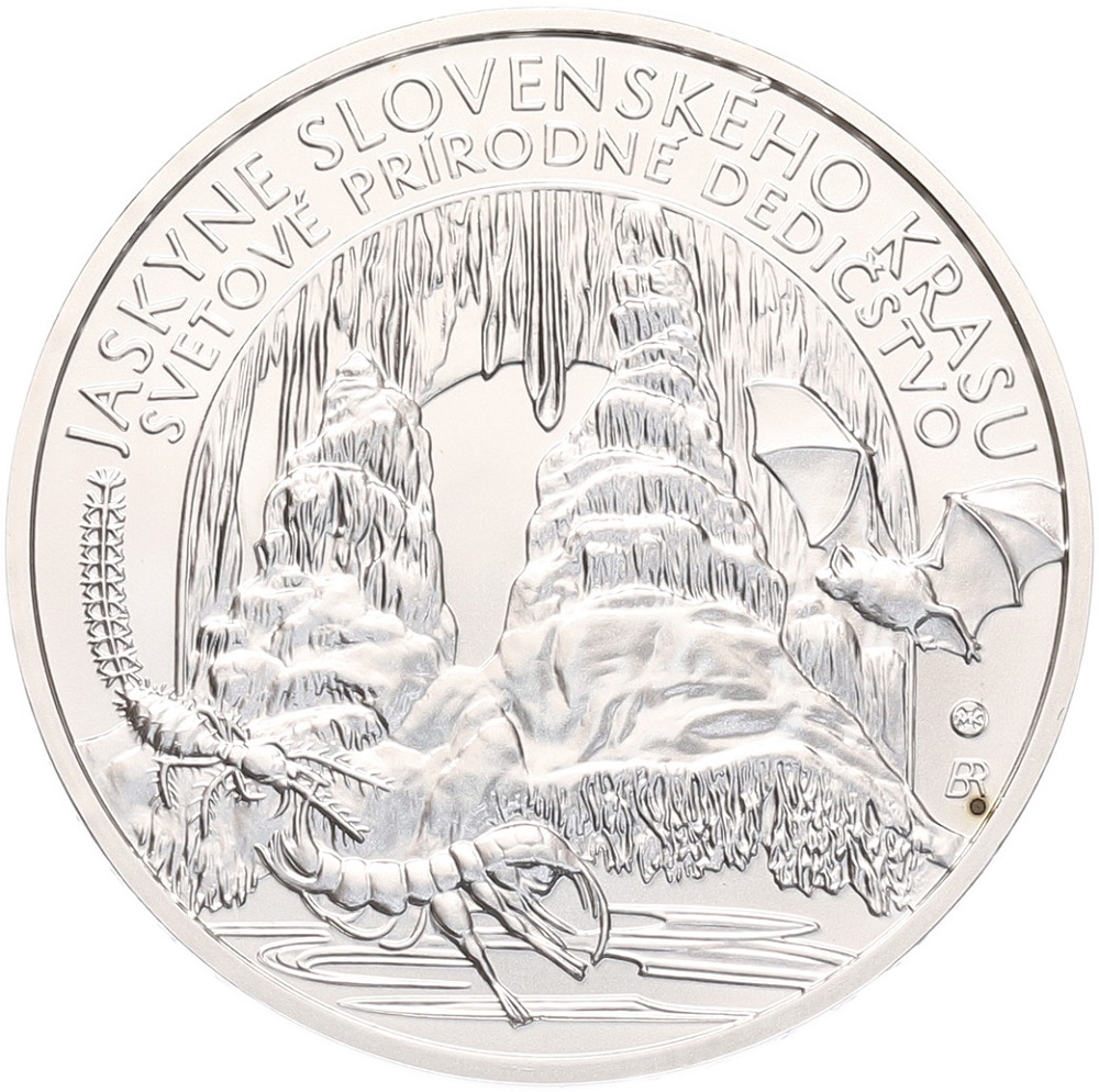 10 евро 2017 года Словакия «Мировое природное наследие — Словацкий Карст» — Фото №1