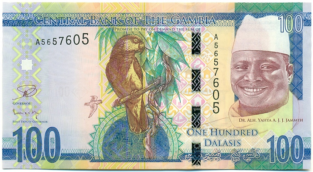 100 даласи 2015 года Гамбия — Фото №1