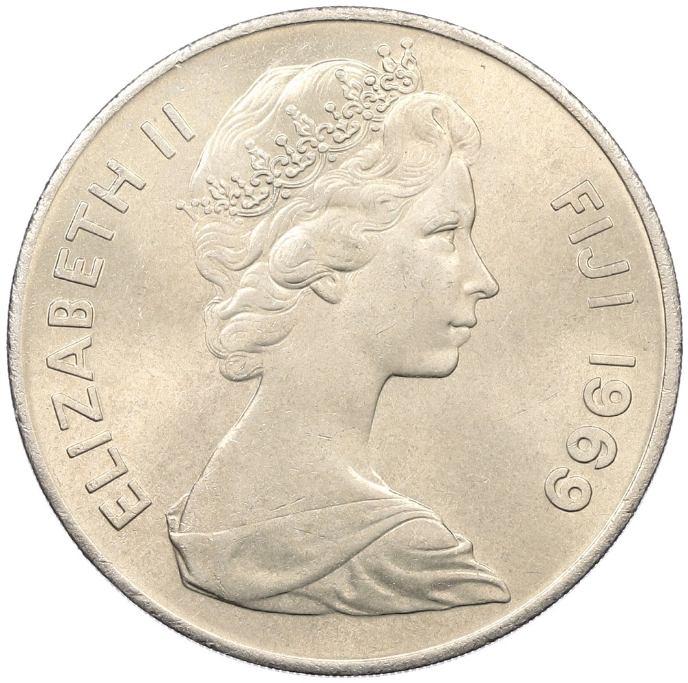 1 доллар 1969 года Фиджи — Фото №2