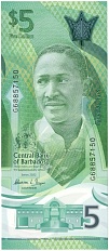 5 долларов 2022 года Барбадос — Фото №1