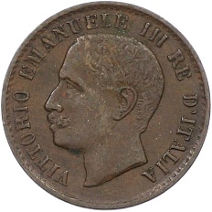 1 чентезимо 1904 года Италия — Фото №2