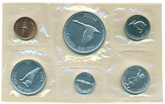 Набор из 6 монет 1967 года Канада — Фото №1